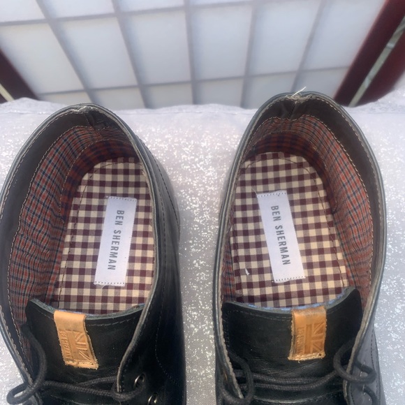 Ben Sherman Mens Black Gaston Chukka 